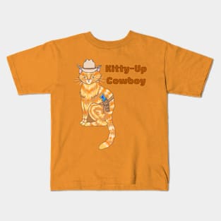 Kitty-Up Cowboy Kids T-Shirt